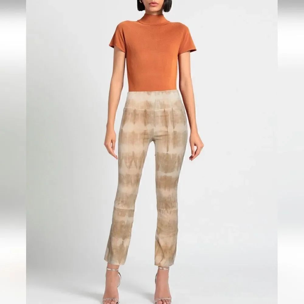 New SPRWMN Leather ankle pants S